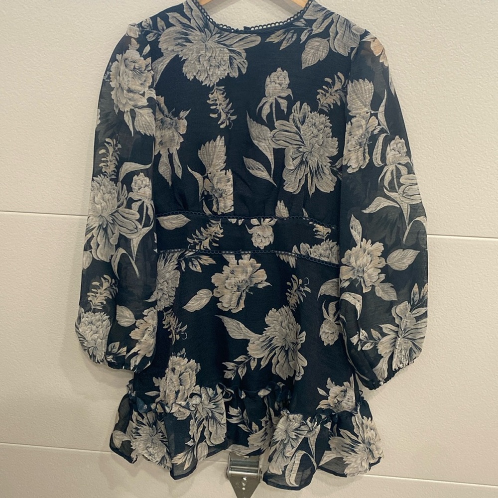 NWT Champagne & Strawberry Dress - L